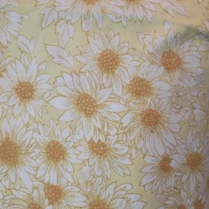 Fieldcrest vintage daisy sunflower sheet
